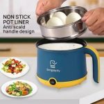 Portable Electric Multicooker Cooking Pot With Steamer 2 Liter - Image 3